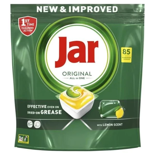 JAR tablety do umývačky riadu Original Yellow 85ks 