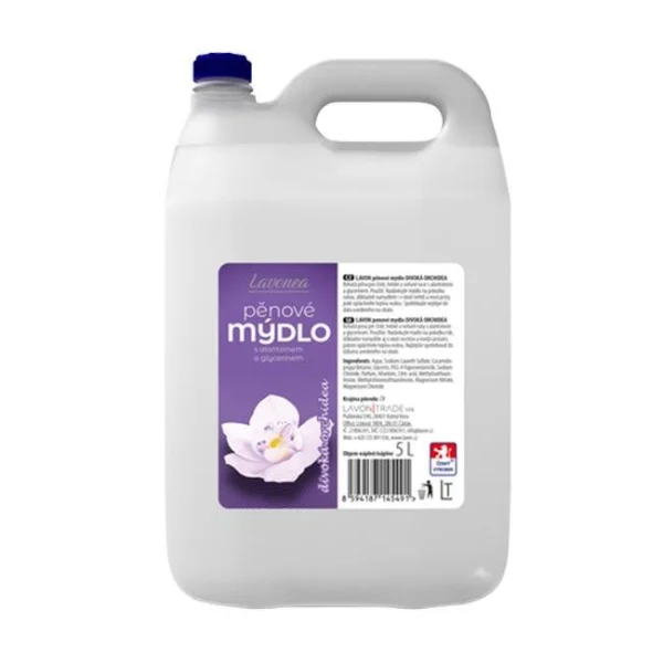 Mydlo penové LAVONEA 5l Divá Orchidea 