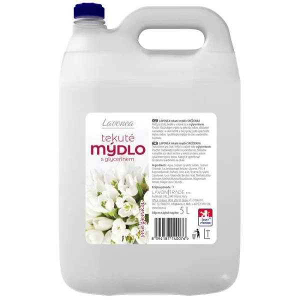 Tekuté mydlo LAVONEA 5l Snežienka 