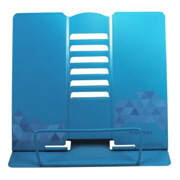 Stojan na knihy DONAU kovový, pre mládež, modrý 