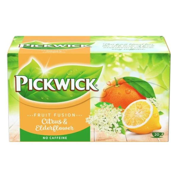 Čaj PICKWICK citrus s bazovým kvetom HB 20 x 2g 