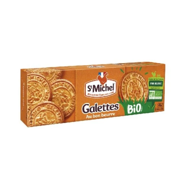 St Michel BIO Galetky máslové 130g 