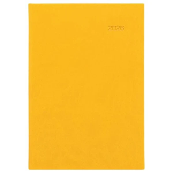 Diár Viva denný A5 14,8 x 21 cm žltý 2026 