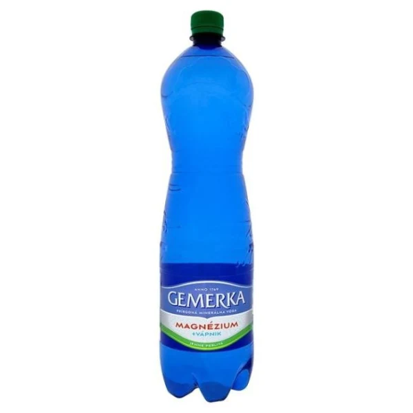 Minerálna voda GEMERKA Magnézium a Kalcium jemne sýtená 6 x 1,5 ℓ 
