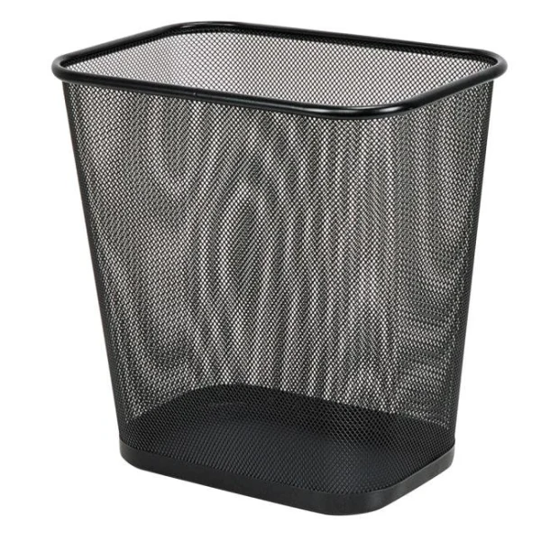 Drôtený kôš 13 ℓ hranatý čierny 