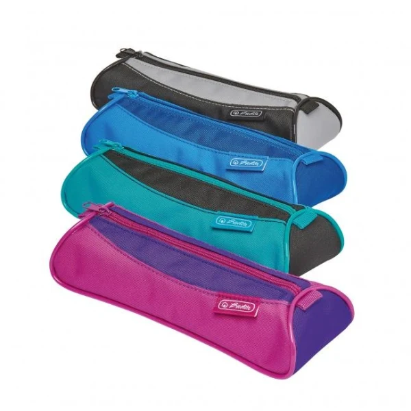 Puzdro Herlity trojuholníkové, 21x9x5cm dvojfarebné mix farieb 