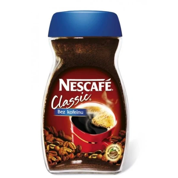 Káva NESCAFÉ CLASSIC bez kofeínu instantná 100 g 
