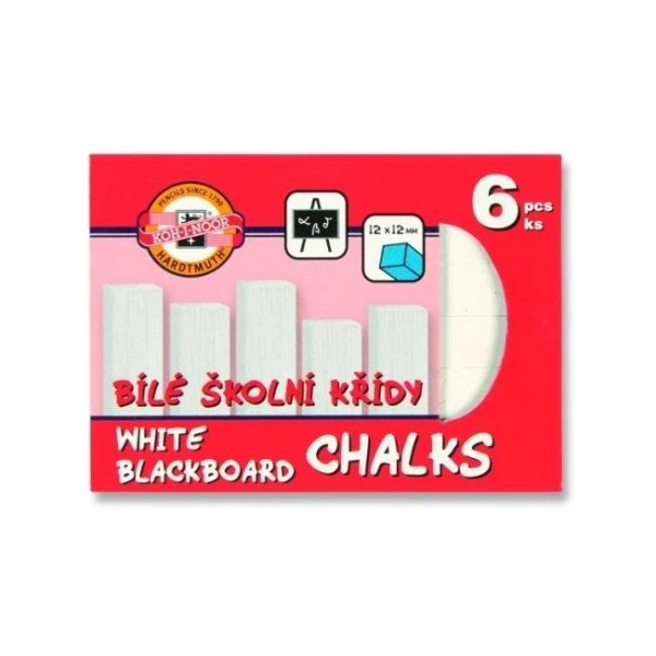 Krieda biela 6 ks 