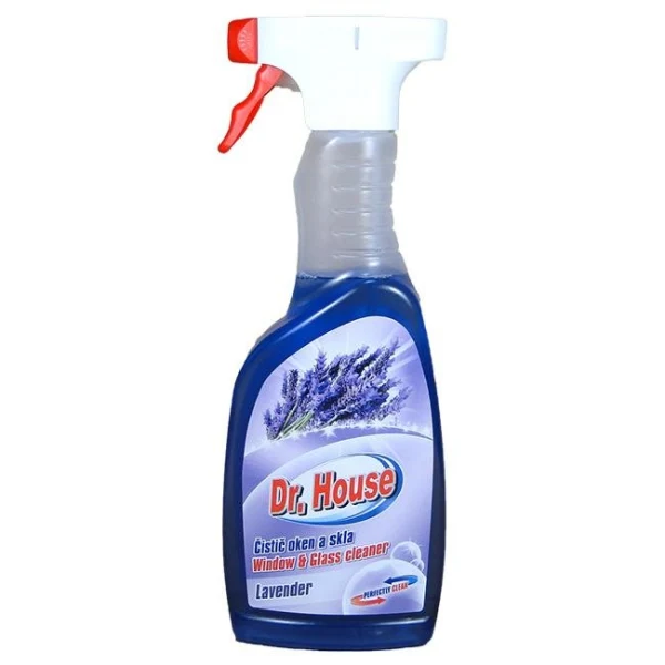 Dr. House čistič na okná s rozprašovačom, Lavender 500 ml 