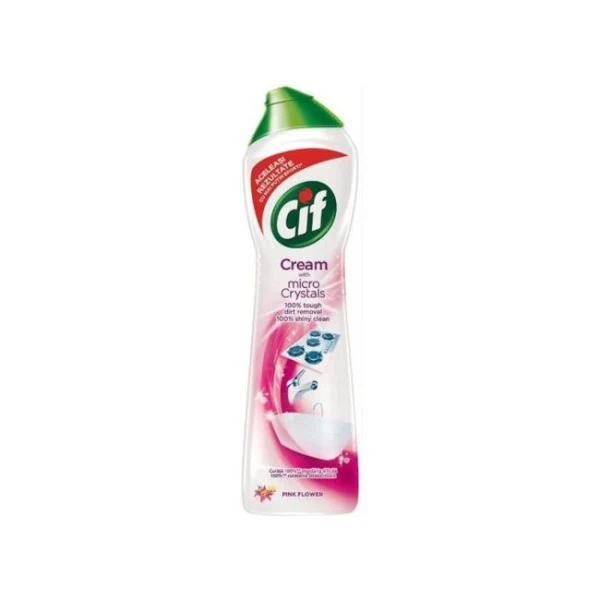 Cif Cream tekutý piesok Pink Flower 500 ml 