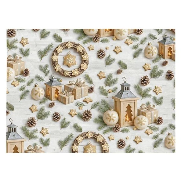 Vianočný baliaci papier 2x 70cmx1m 