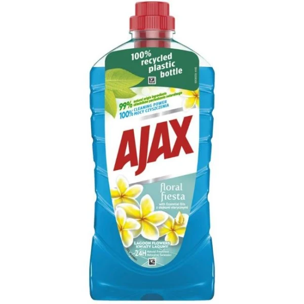 Ajax na podlahy Floral Fiesta 1 l Lagoon Flowers (modrý) 
