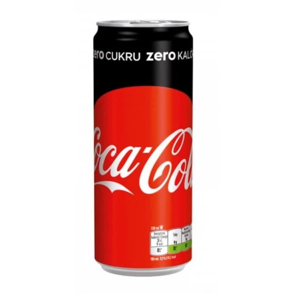 Coca Cola Zero plechovka 24 x 0,33 ℓ 