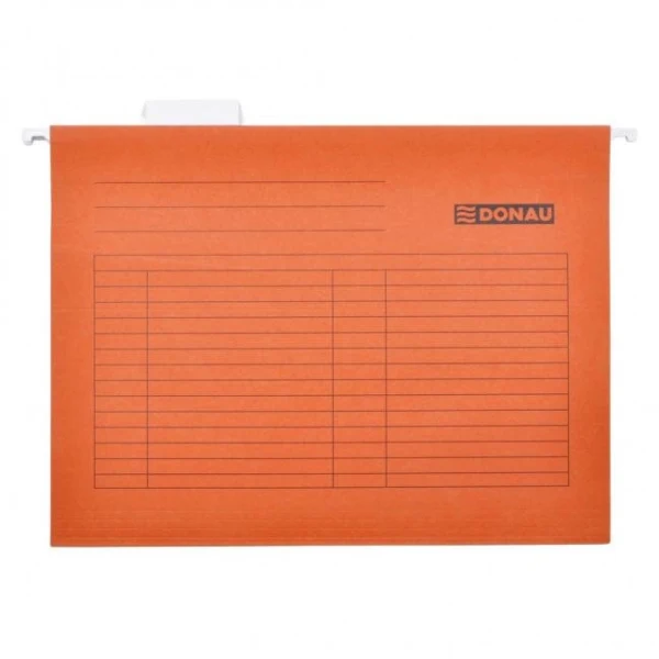 Závesný obal DONAU oranžový 25 ks 