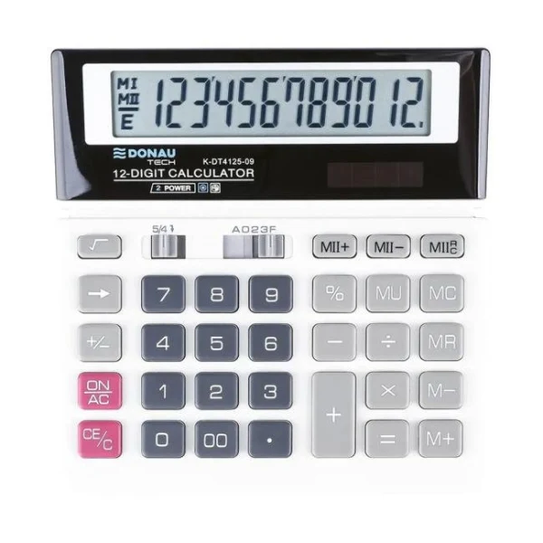 Kalkulačka Donau Tech K-DT4125 biela 
