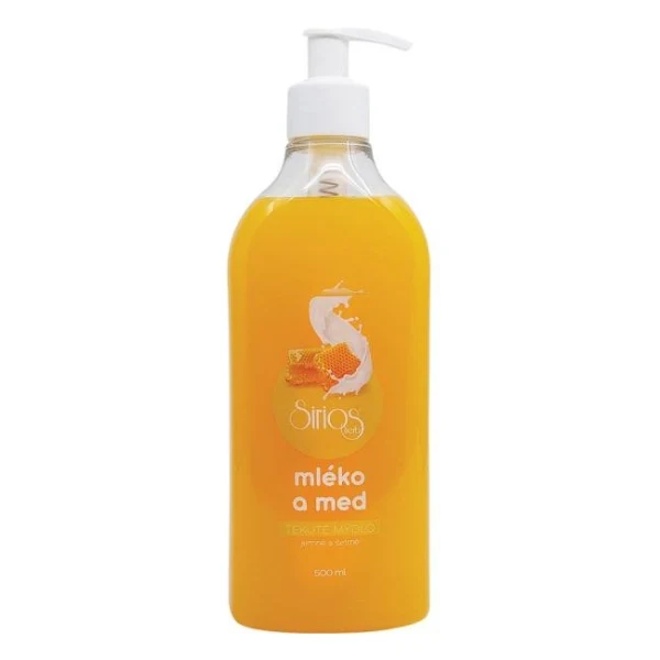 Sirios Herb tekuté mydlo 500 ml - Mlieko&Med 