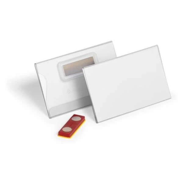 Visačka s šikmým magnetom DURABLE 54x90mm 25ks 