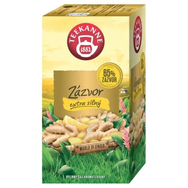 Čaj TEEKANNE Ginger Extra Strong HB 20 x 1,75g 