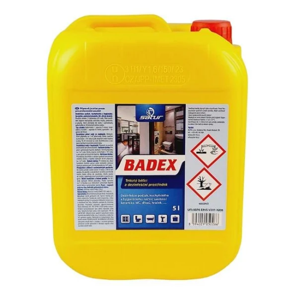 Satur Badex dezinfekčný a bieliaci prípravok 5l 