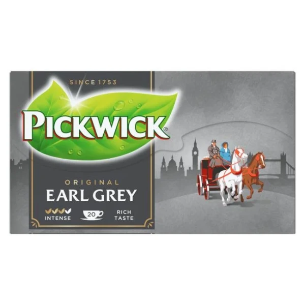 Čaj PICKWICK čierny Earl Grey 20x1,75g(35g) / 20x2g(40g) 