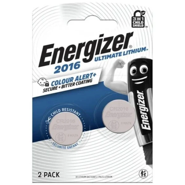Batéria Energizer CR2016 Color Alert gombíková 2 ks 