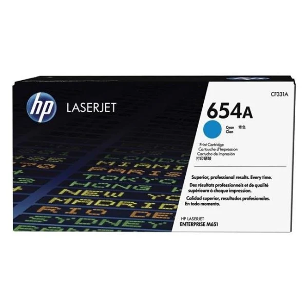 Toner HP CF331A HP 654A cyan (15.000 str.) pre LaserJet Enterprise M651