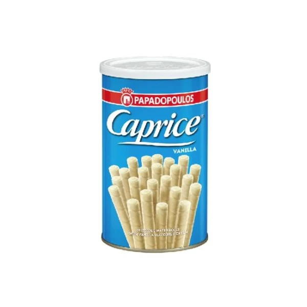 Caprice Vanilla plnené trubičky 115g 