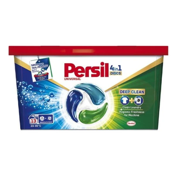 Persil gélové pracie kapsuly 4 v 1, Discs Deep Clean Universal ,13 PD 