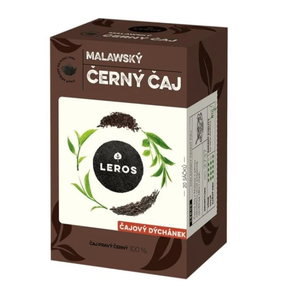 Čaj LEROS čierny Čajová chvíľka malawský HB 20 x 2 g 