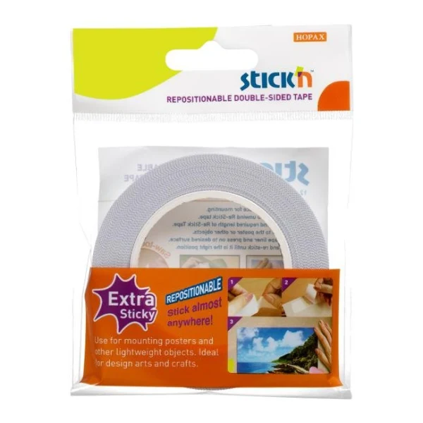 Lepiaca páska Stick’n Hopax 25 mm x 12 m obojstranná odnímateľná 