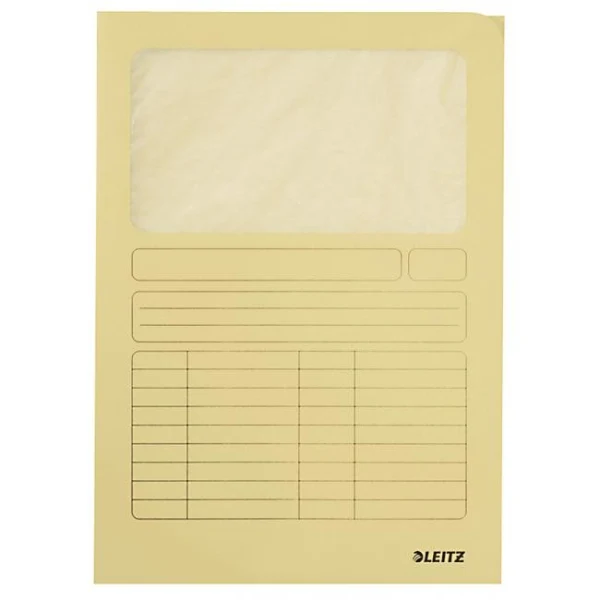 Zakladacie zložky s okienkom Esselte žlté 