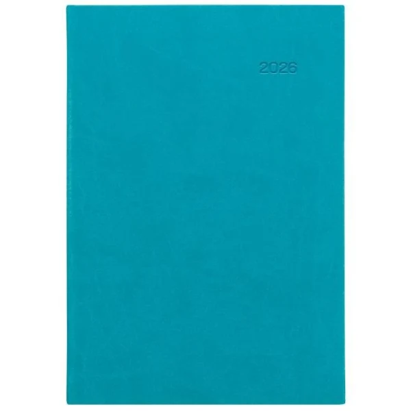 Diár Viva denný A5 14,8 x 21 cm tyrkysový 2026 