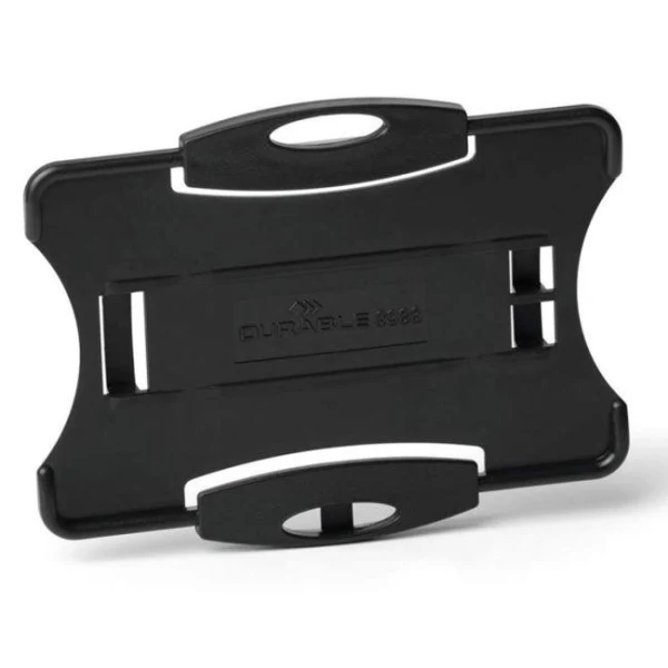 Visačka na plastovú kartu otvorená DURABLE ECO čierna 87x54mm 10ks 