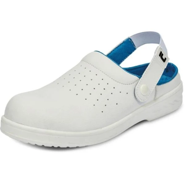 Šľapky bezpečnostné RAVEN SB SRC, biele, veľ. 39 