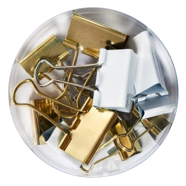 Klipy na dokumenty Herlitz Pure Glam 12ks mix veľkostí a farieb 