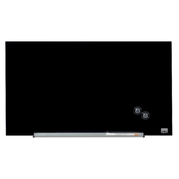 Sklenená tabuľa Nobo Diamond čierna 31”, 680x380mm 