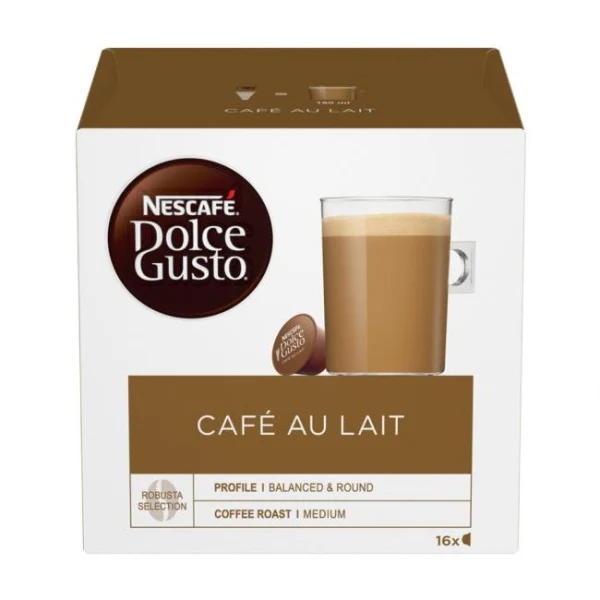 Kávové kapsule DOLCE GUSTO Café Au Lait (16 ks) 