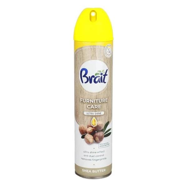 Brait leštenka na nábytok Wood Shea Butter, mandle, 350 ml 