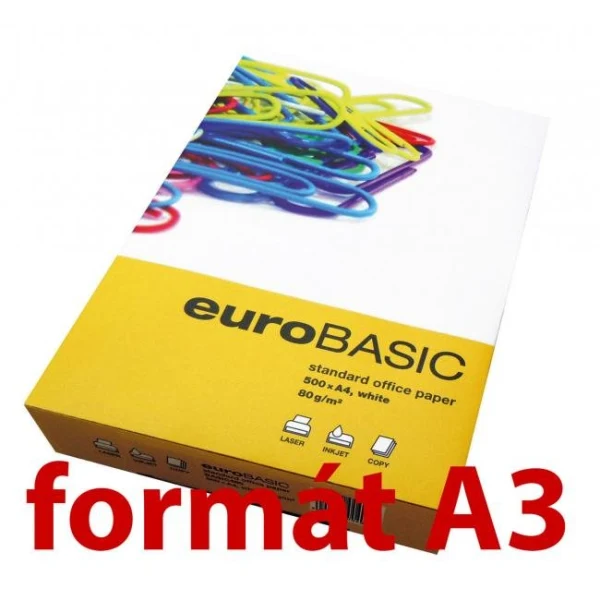 Kopírovací papier euroBASIC A3, 80g 