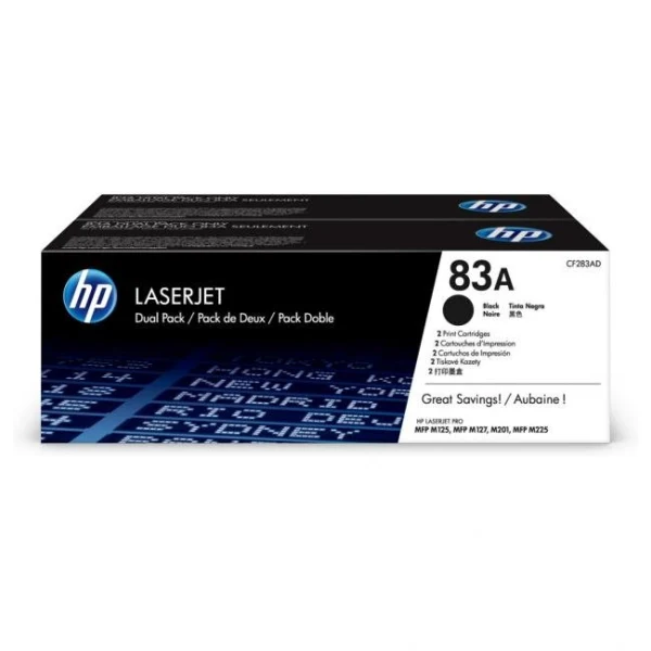 Toner HP CF283AD HP 83A dual pack black (2x1.500 str.) pre LaserJet Pro M125/ M127/ M201n/ M225dn
