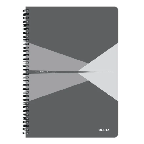 Blok Leitz Office Card A4 90 listov linajkový sivý 