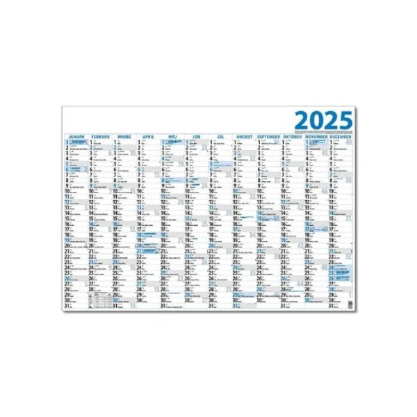 Plánovací kalendár 1-listový 86 x 60 cm 2026 