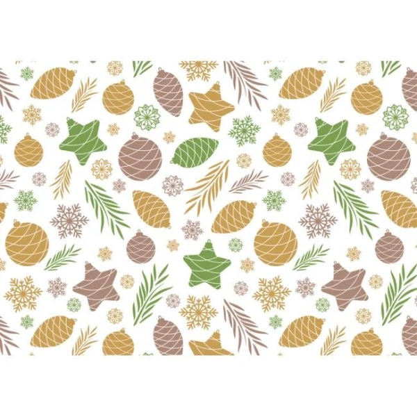 Baliaci papier vianočný Príroda 70cmx2m 