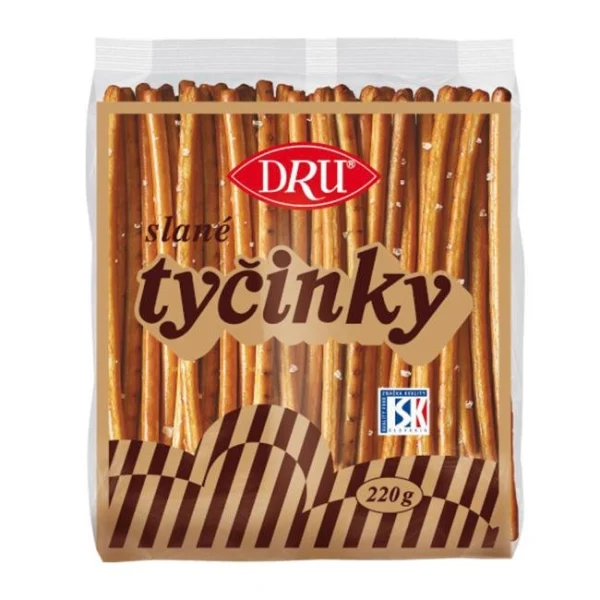 Tyčinky DRU solené 220 g 