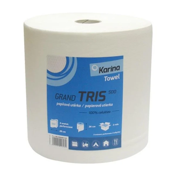 Priemyselné utierky v rolke TRIS, 147 m, 2 ks 
