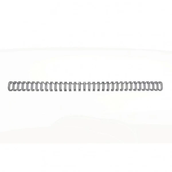 Drôtové hrebene GBC 9,5mm čierne 3:1 