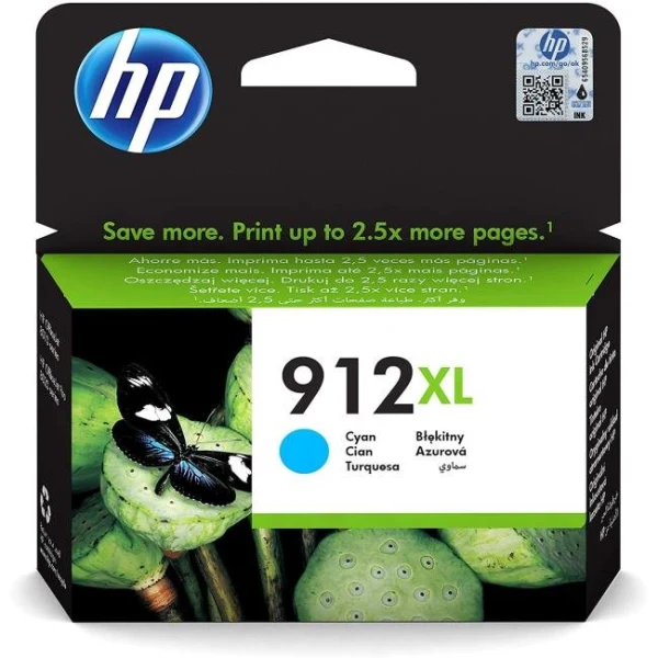 Atramentová náplň HP 3YL81AE HP 912XL cyan XL (700 str.) pre Officejet 8012e/8013/8022e/ 8023