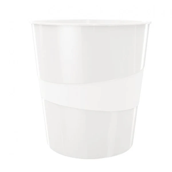 Kôš plastový Leitz WOW 15 ℓ biely 