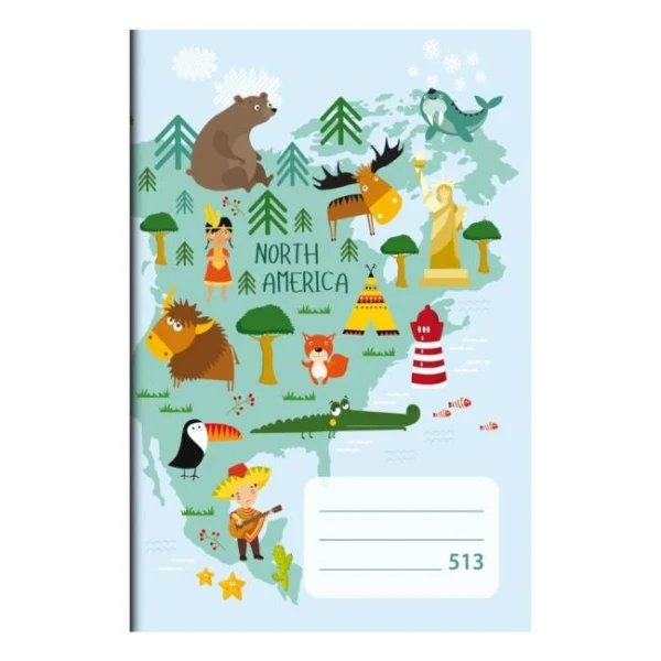 Zošit 513 A5 10 listov linajkový 