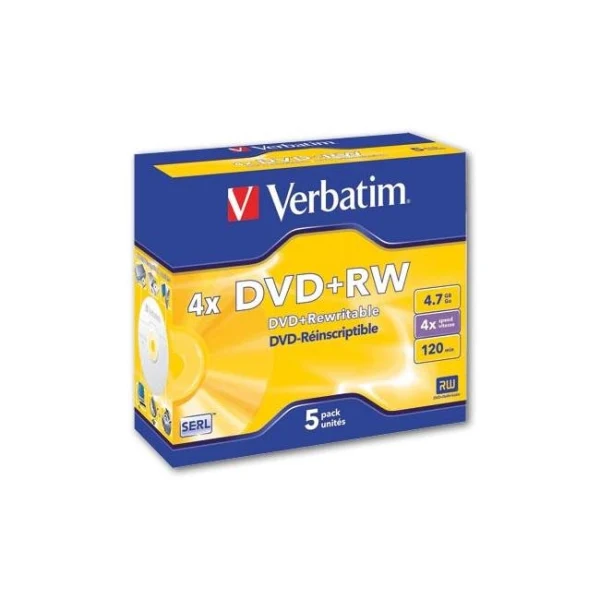 Verbatim DVD+RW 4x klasický obal 